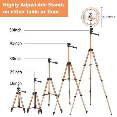Compatible with Apple, Fill light desktop ring light tripod