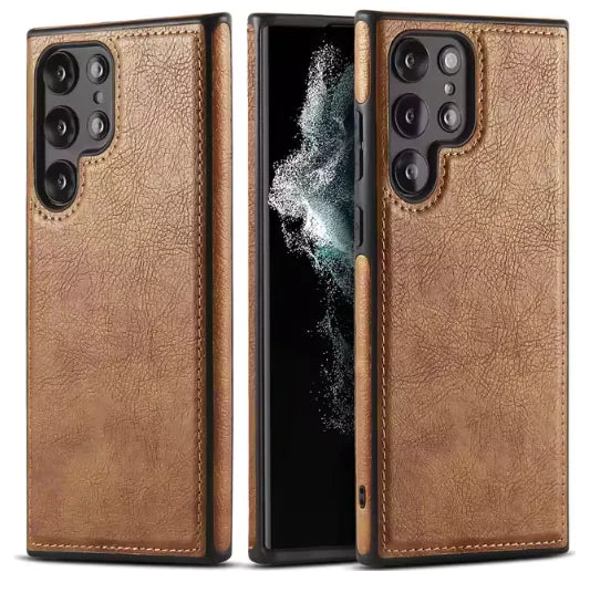 PU Leather Phone Case PU leather phone case providing sleek and durable protection.