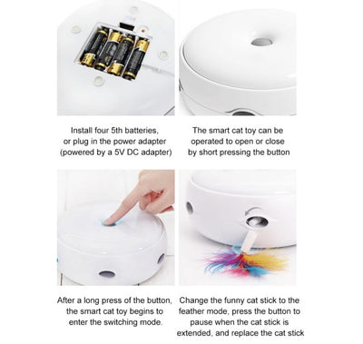 Electric cat toy smart funny cat
