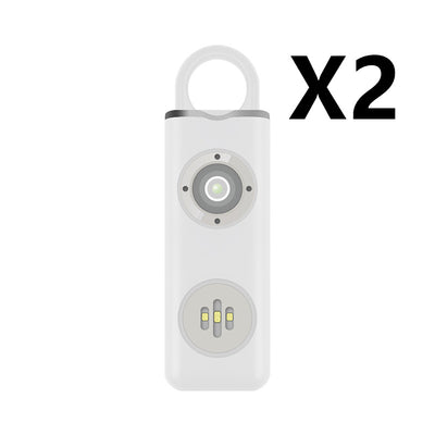 Self Defense Siren Safety Alarm For Women Keychain With SOS LED Light Personal Self Alarm Personal Security Keychain Alarm