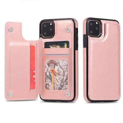 Retro Leather Wallet Case for iPhone 11 Pro Max