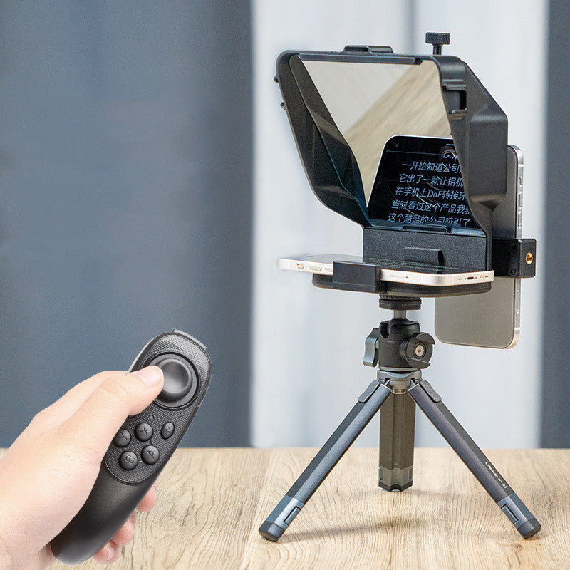 Three Cold Boots Expand Horizontal And Vertical Shooting Bluetooth Mobile Phone Camera Teleprompter