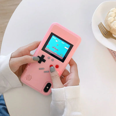 Retro Gameboy Phone Case Retro Gameboy-style phone case with classic button design.