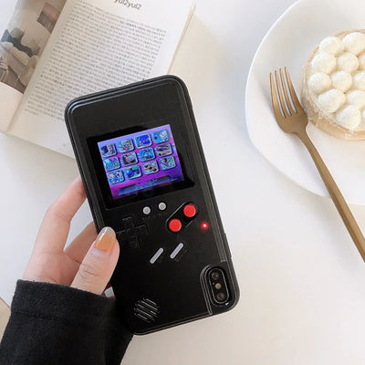 Retro Gameboy Phone Case Retro Gameboy-style phone case with classic button design.