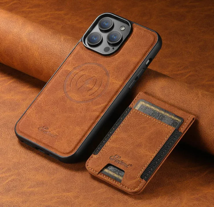 Plug-in Card Phone Case Wireless Charging