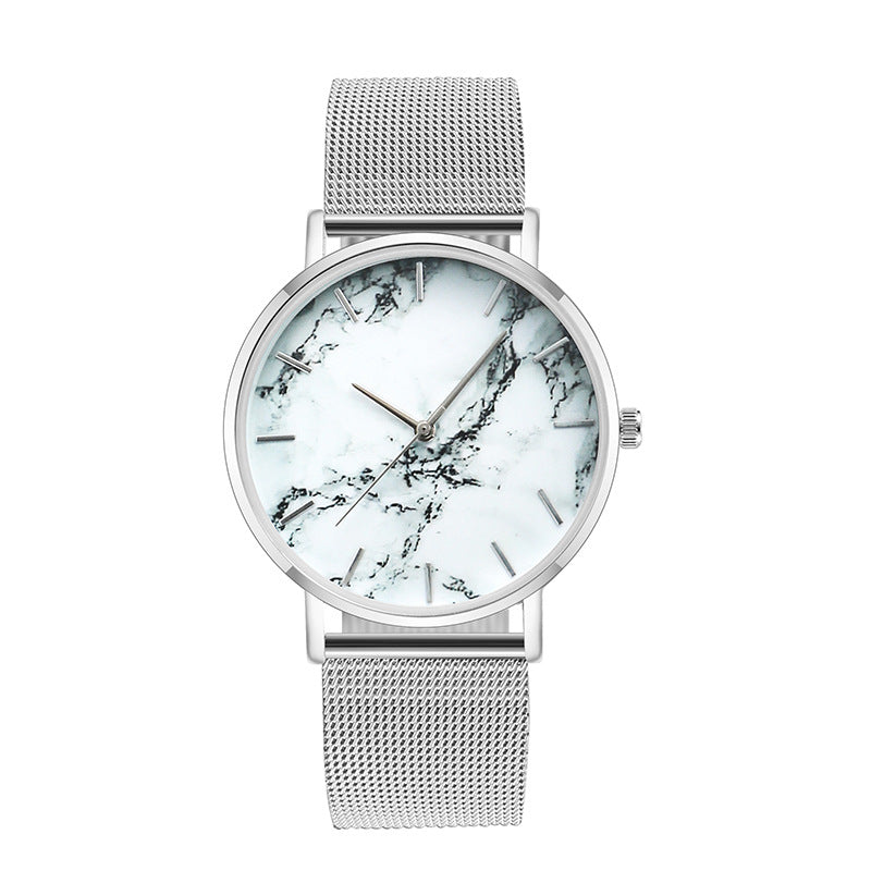 Rose Gold Marble Women Watch