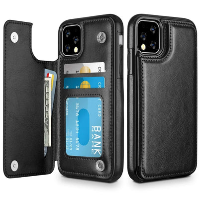 Retro Leather Wallet Case for iPhone 11 Pro Max