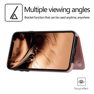 Retro Leather Wallet Case for iPhone 11 Pro Max