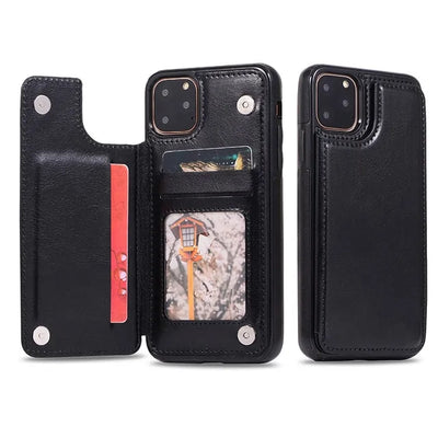 Retro Leather Wallet Case for iPhone 11 Pro Max