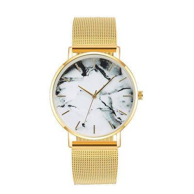 Rose Gold Marble Women Watch