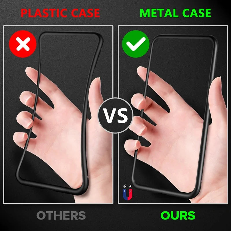 Magnetic Phone Case Magnetic phone case with snap-on design